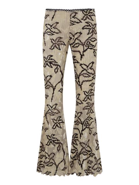 Jeslynn Floral Velvet Pants multi