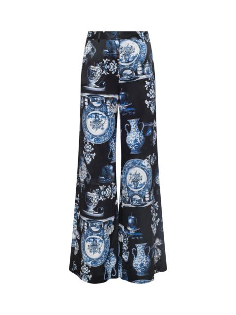 Pilar Silk Wide-Leg Pant