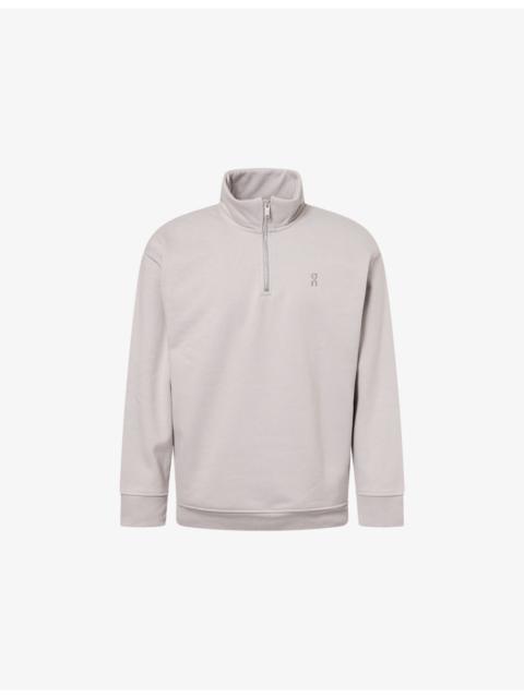 Club Collective Half-Zip Cotton-Blend Sweatshirt