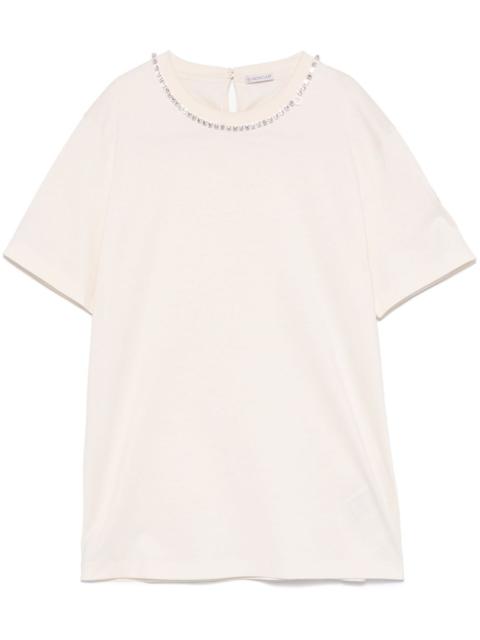 crystal-embellished T-shirt