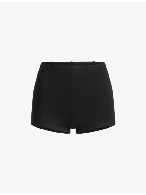 Essentials High-Waisted Stretch-Woven Hot Shorts