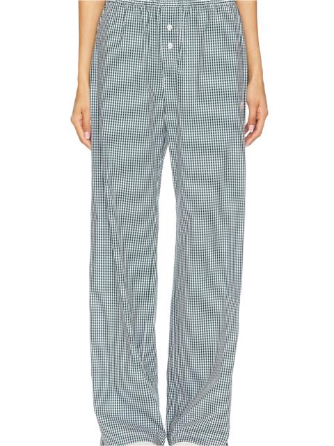 Gingham Logo Trousers