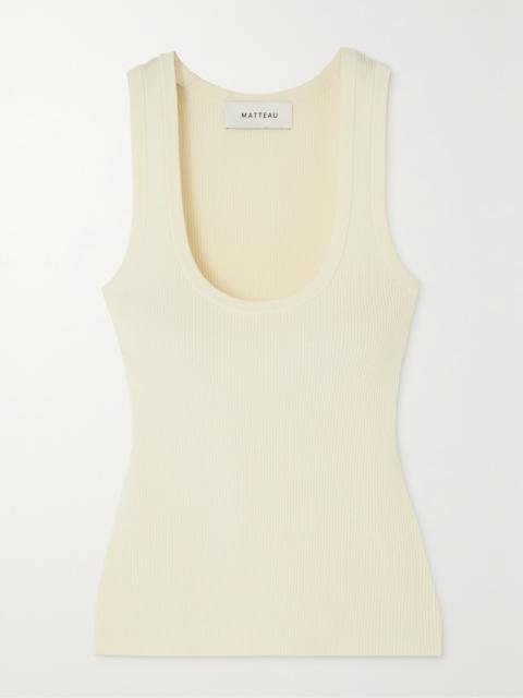 + Net Sustain Ribbed-knit Tank