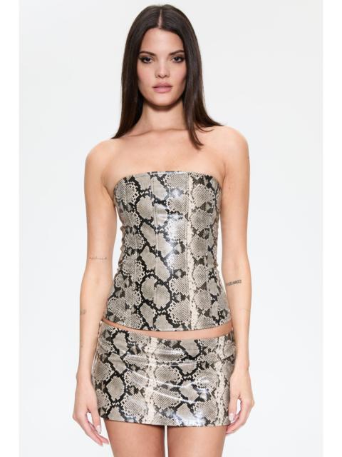 LIBRA CORSET - VEGAN PYTHON