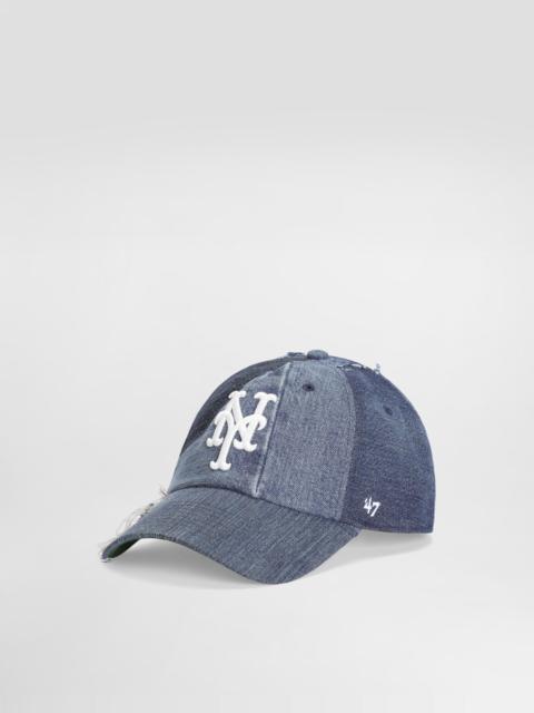 Dolce&Gabbana X ’47 New York Mets Denim Patchwork Baseball Cap