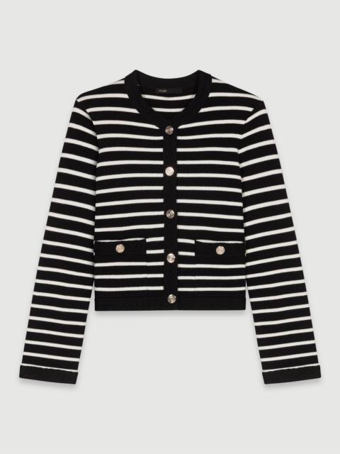 Striped cardigan
