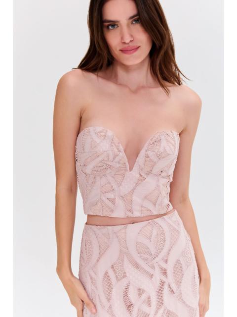 AURA LACE BUSTIER TOP