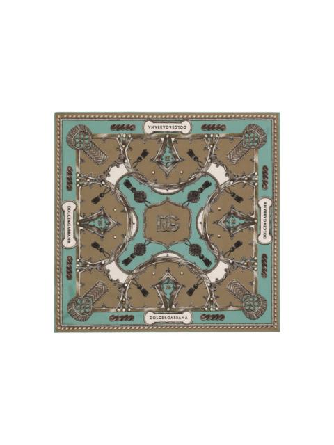 tassel patterned scarf