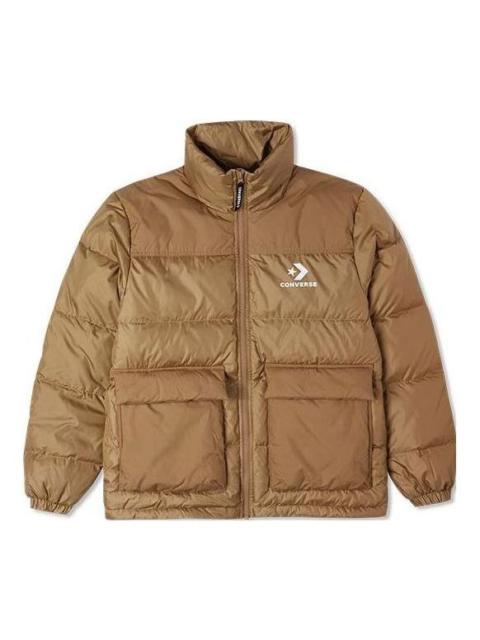 Converse Star Chevron Down Jacket 'Brown' 10023755-A02