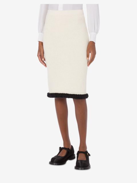 SKIRT IN SUPERFINE LAMBSWOOL