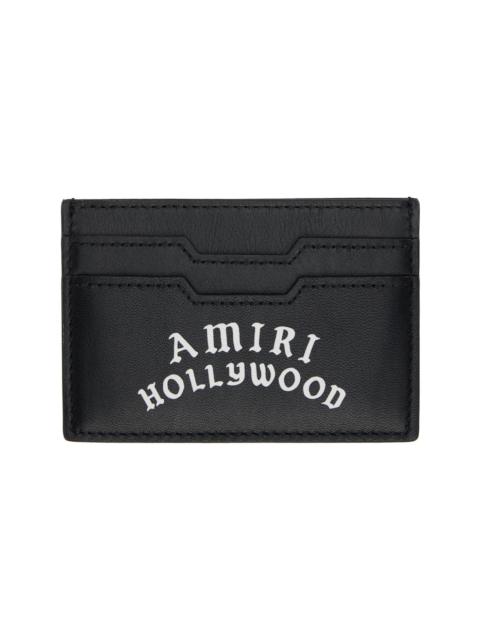 Black 'AMIRI Hollywood' Card Holder