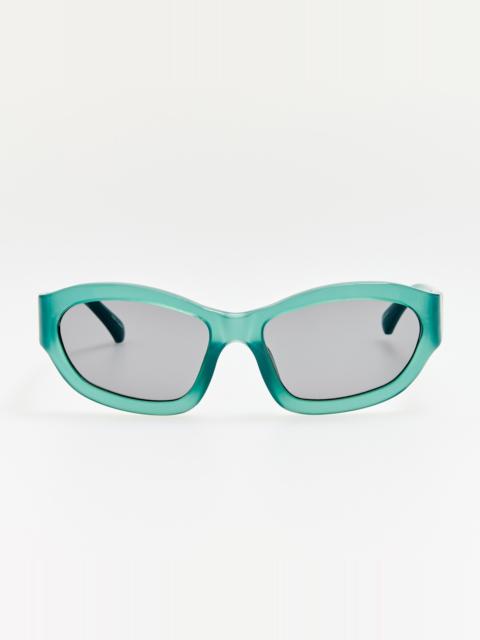 Wrap Sunglasses in Teal