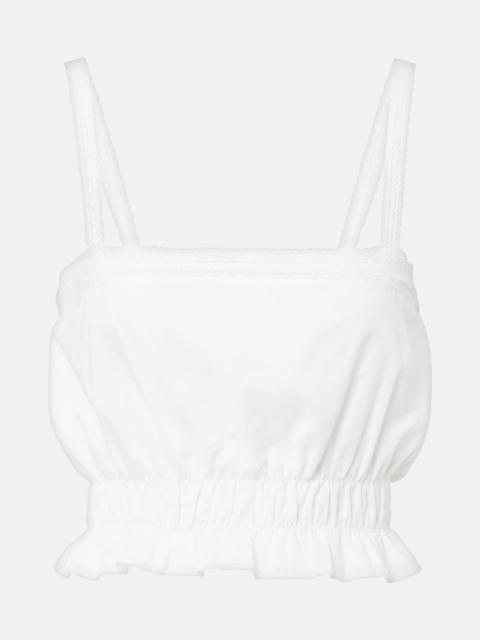 Venta cropped cotton top