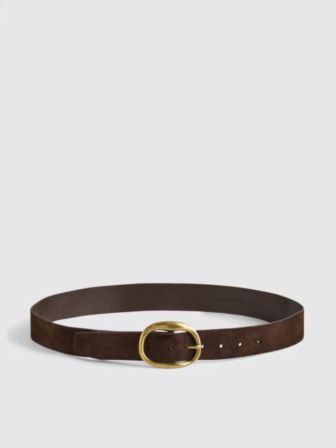 Oval-Buckle Belt