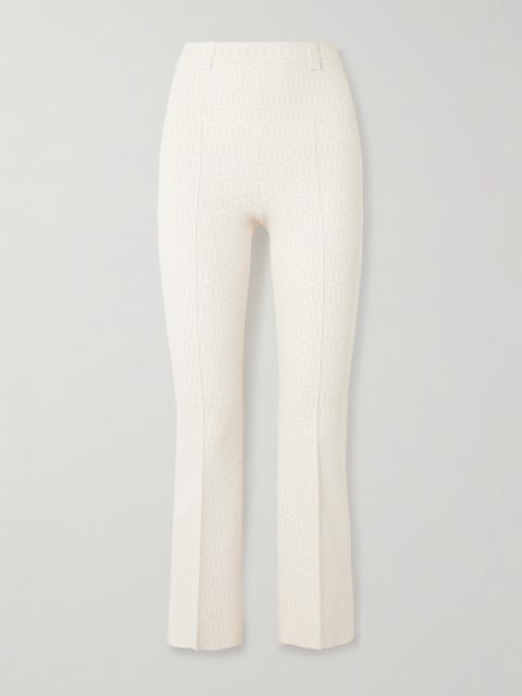 Charlie Cotton-blend Jacquard Slim-leg Pants