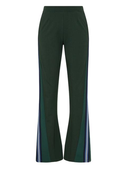 Maneki Petra stripe flared trousers
