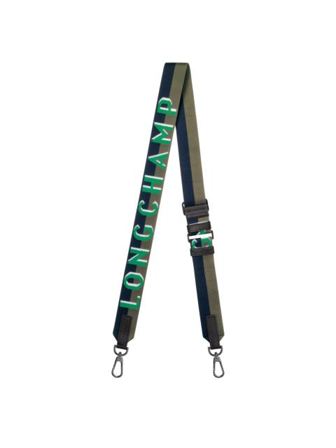 Longchamp Shadow Shoulder strap Green - Canvas