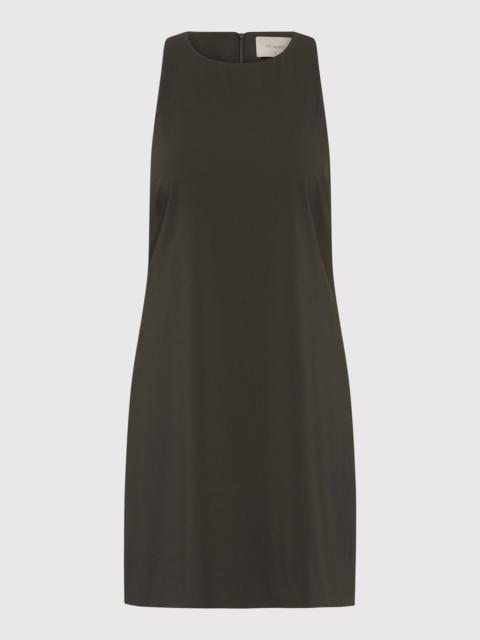 Cut Away Shift Dress - Black Olive