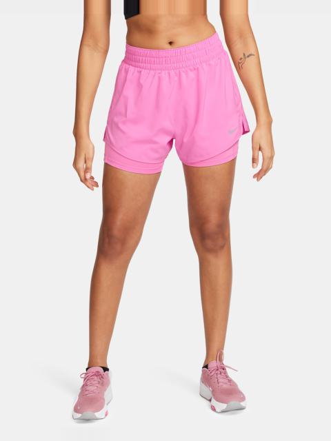 Nike One Women's Dri-FIT High-Waisted 3" 2-in-1 Shorts