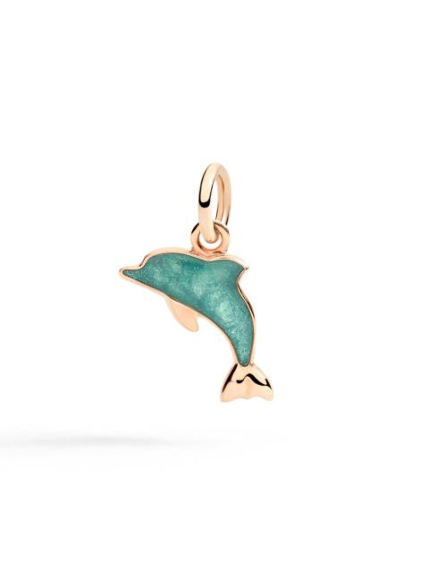 ROSE GOLD & ENAMEL DOLPHIN CHARM