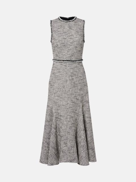 Andrea tweed midi dress