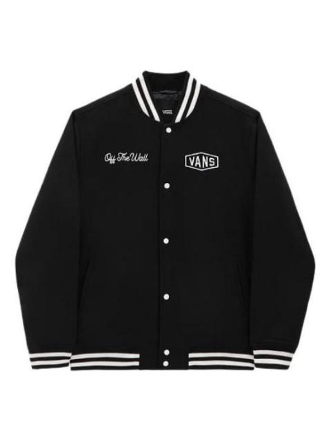 Vans Checkerboard Research Varsity Jacket 'Black' VN0A7S92BLK