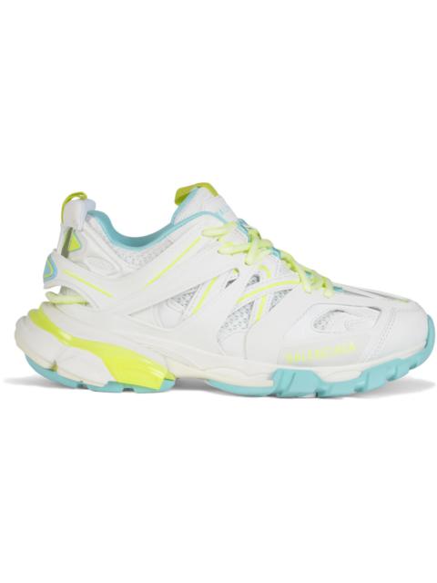 Balenciaga Track White Fluorescent Yellow Turquoise (Women's)