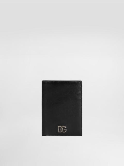 Tempesta calfskin passport holder