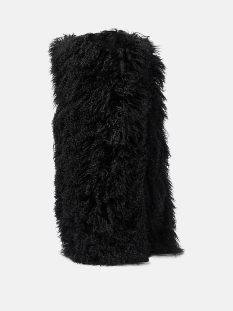 Shearling fur boots