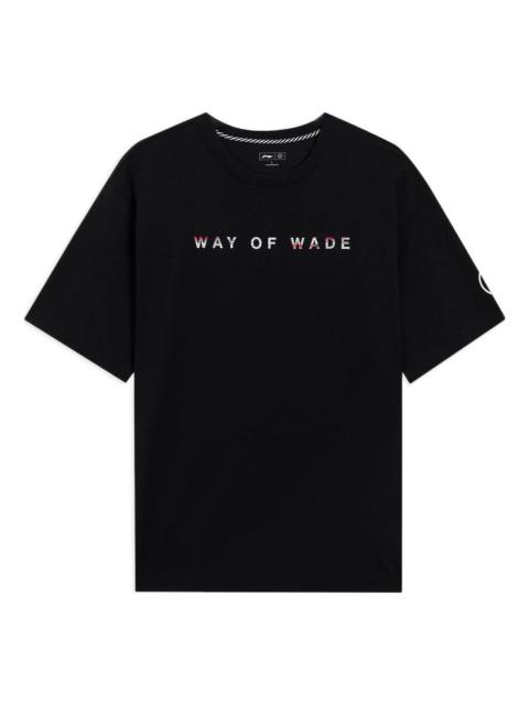 Li-Ning Way Of Wade Code Graphic Loose Fit T-shirt 'Black' AHSS437-1