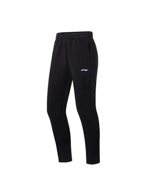 Li-Ning Logo Straight Sweatpants 'Black' AKLS681-4