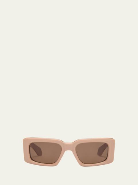 Men's Supersonic Acetate Rectangle Sunglasses