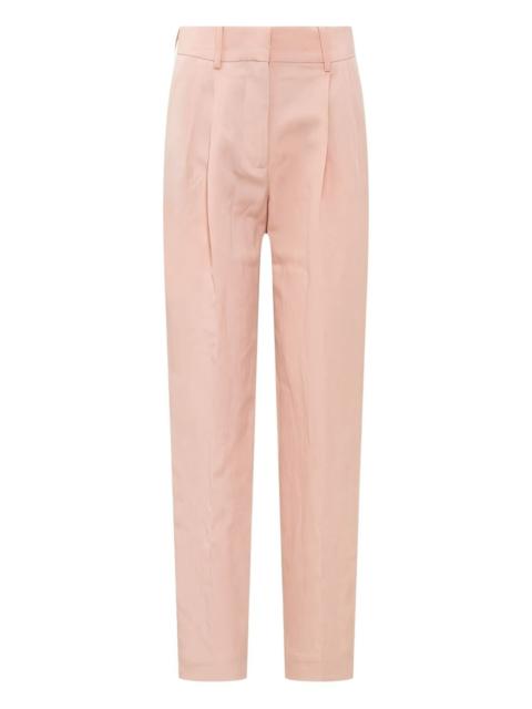 pleat-detail trousers