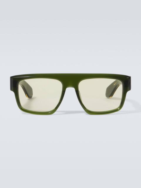 x George Cortina Ritz flat-top sunglasses