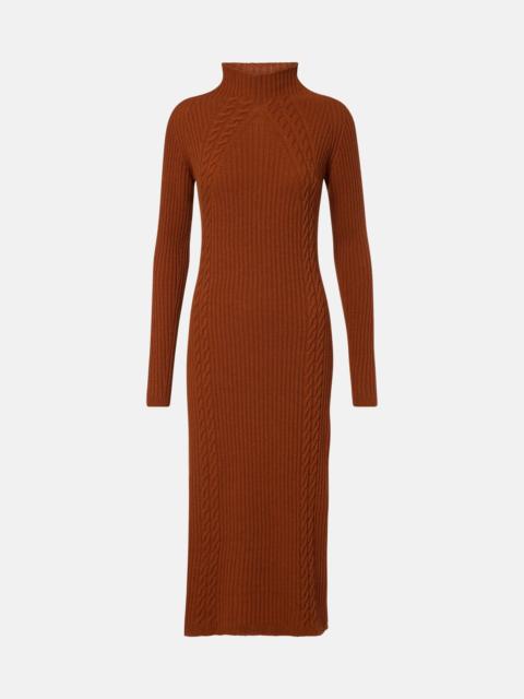 Zelanda wool-blend midi dress