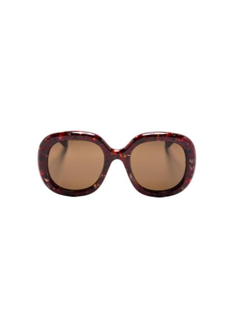 oversized-frame sunglasses