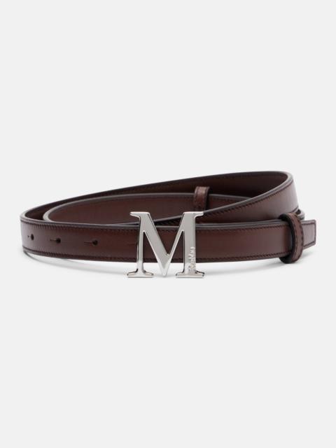 Leather belt