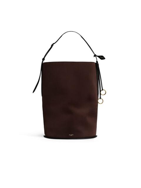 HIP  LARGE BUCKET BAG IN SUEDE