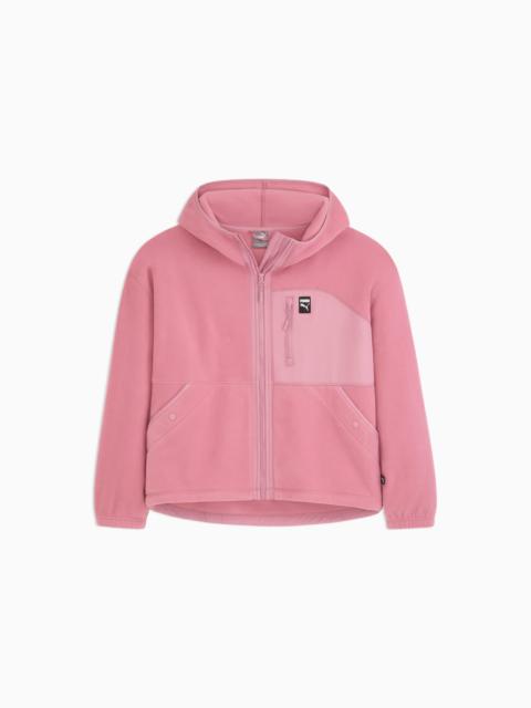 Polar Fleece Hooded Jacket Women