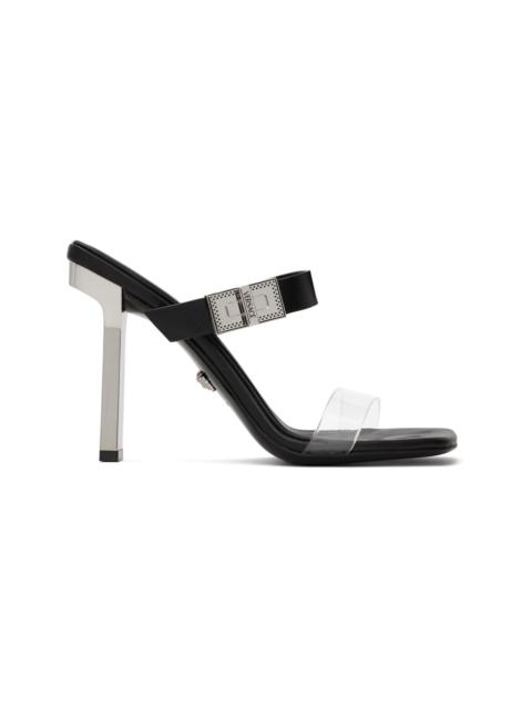 Black Medusa Heeled Sandals