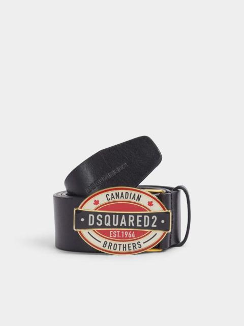 D2 CANADIAN BROTHERS PLAQUE BELT