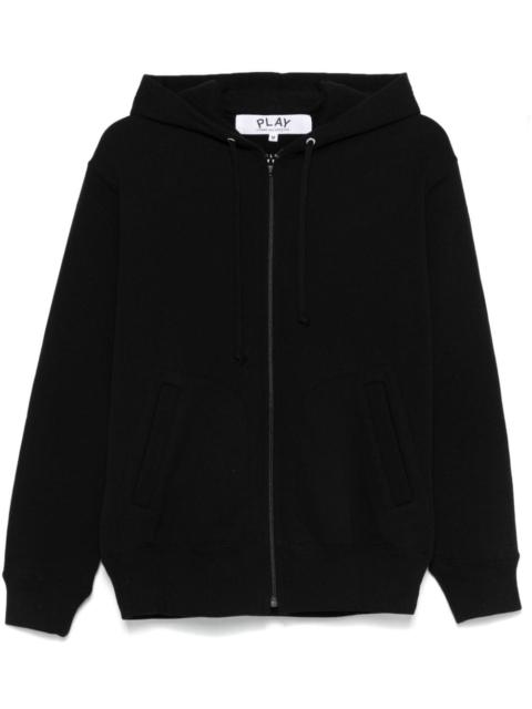 signature heart-patch hoodie
