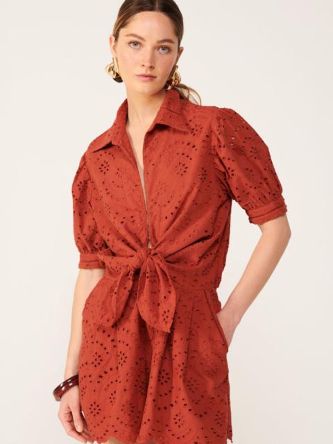 Short Jumpsuit Livia - Paprika