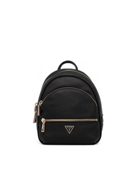 zip logo-plaque backpack