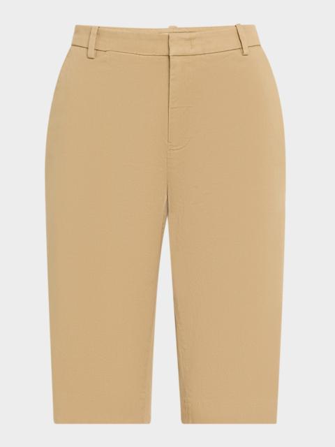 Mid-Rise Chino Shorts