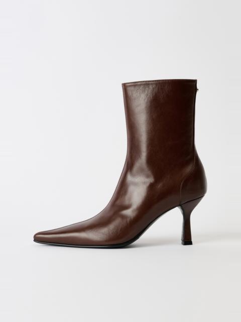 Slim Boot Castagno Satin Bovine