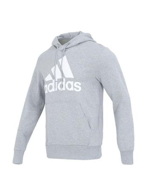 adidas French Terry Big Logo Hoodie 'Grey' IC9364