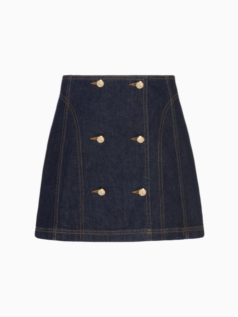 The Clara Mini Denim Skirt