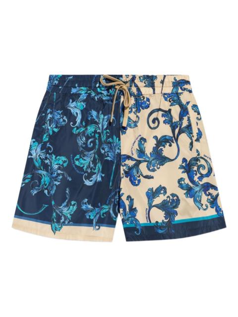 barocco-print shorts