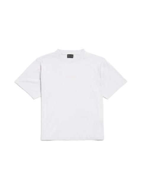 Women's Balenciaga Back T-shirt Medium Fit in Dirty White